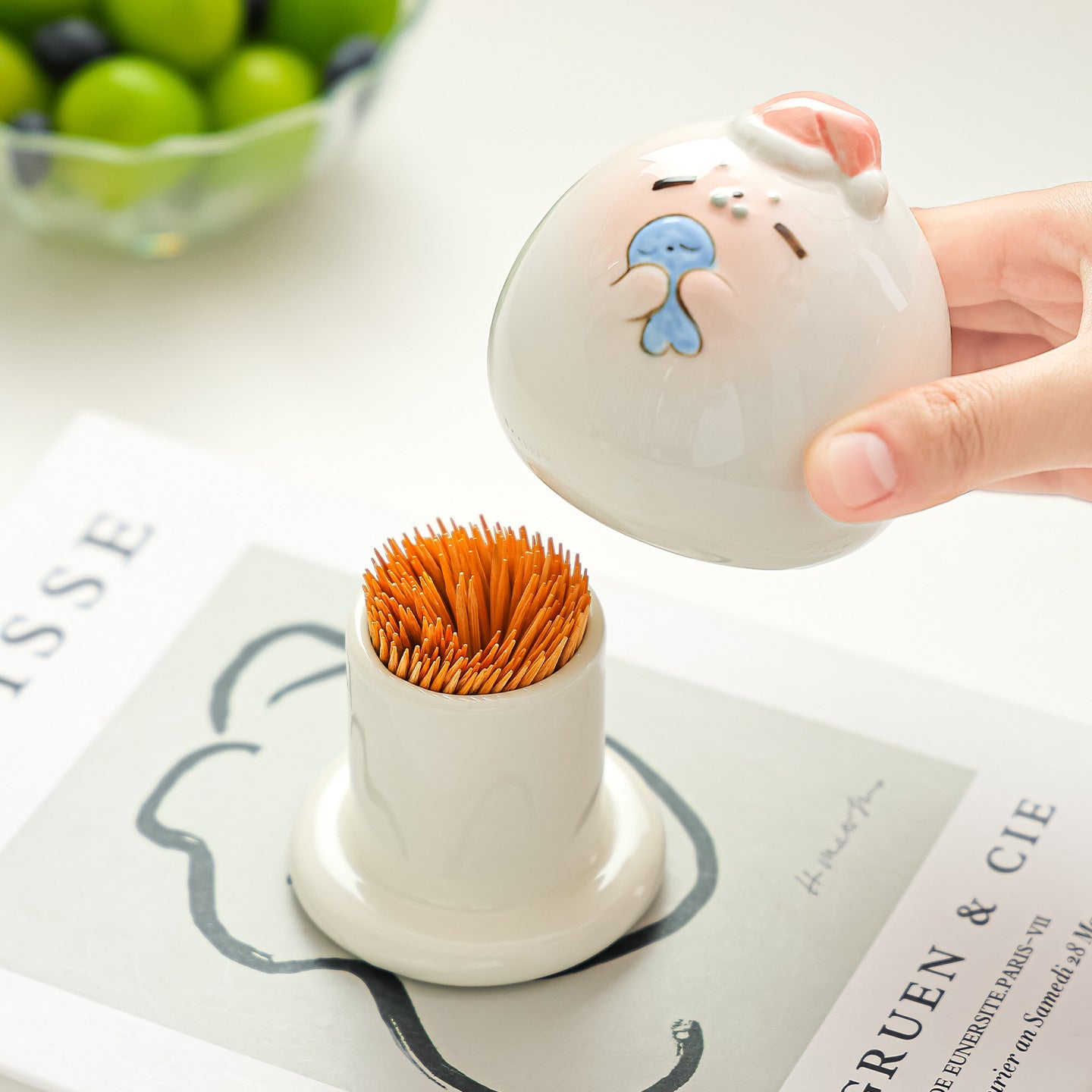 Baby Seal Toothpick Holder
