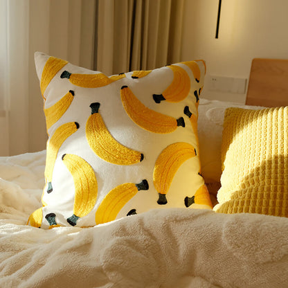 Banana Throw Pillow Cover