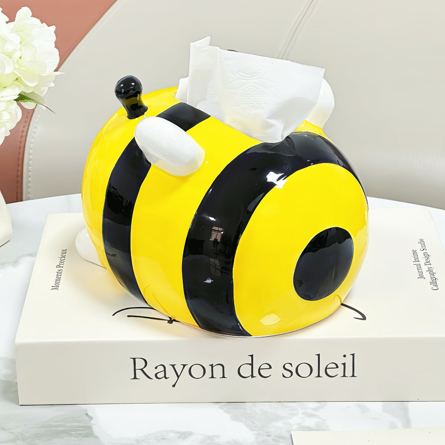 Bee Ceramic Tissue Box