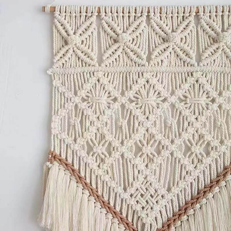 Boho Handwoven Tassel Wall Hanging