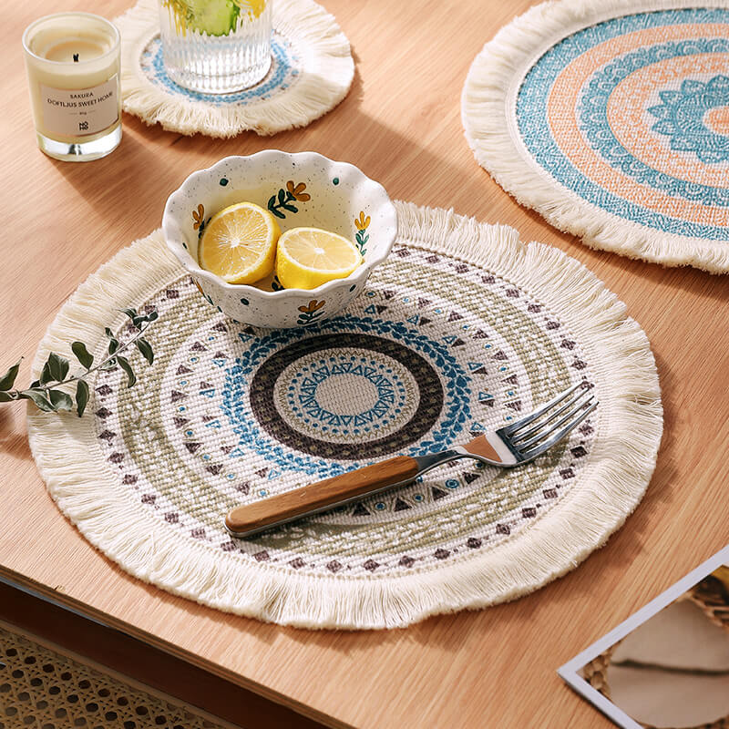 Boho Tassel Placemats