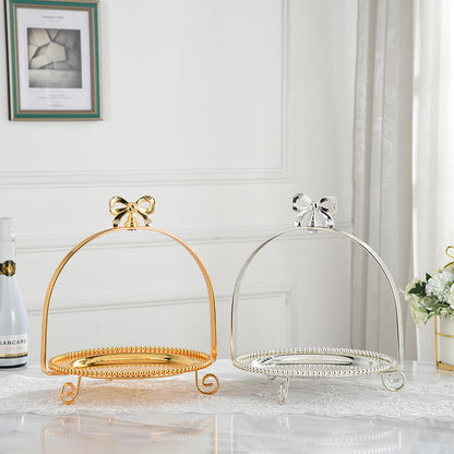 Bowknot Beaded Dessert Stand