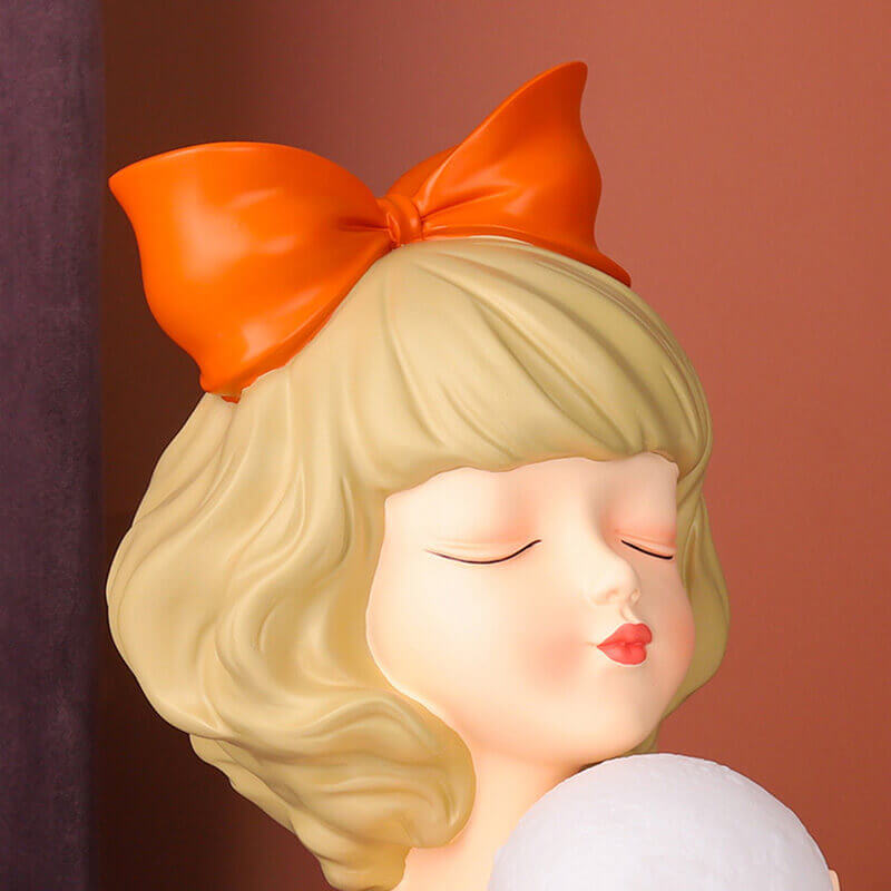 Bowknot Girl Night Lamp