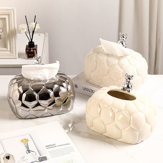 Bubble Ceramic Tissue Box