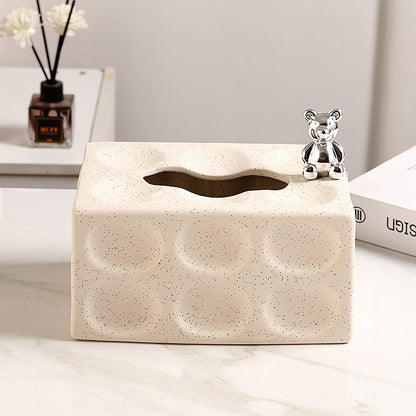 Bubble Ceramic Tissue Box