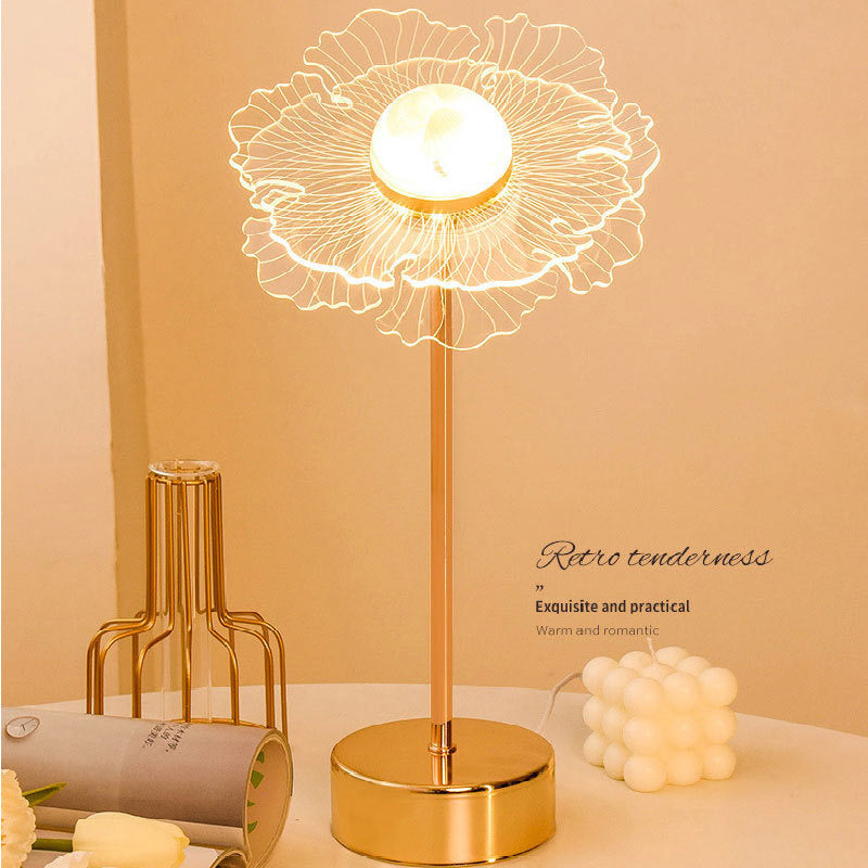 Butterfly Flower Table Lamp