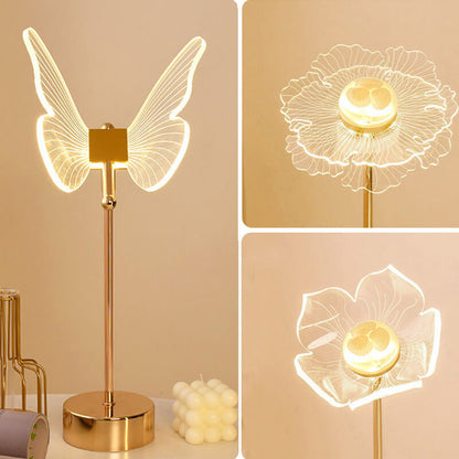 Butterfly Flower Table Lamp