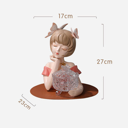 Butterfly Girl Desktop Storage Decoration