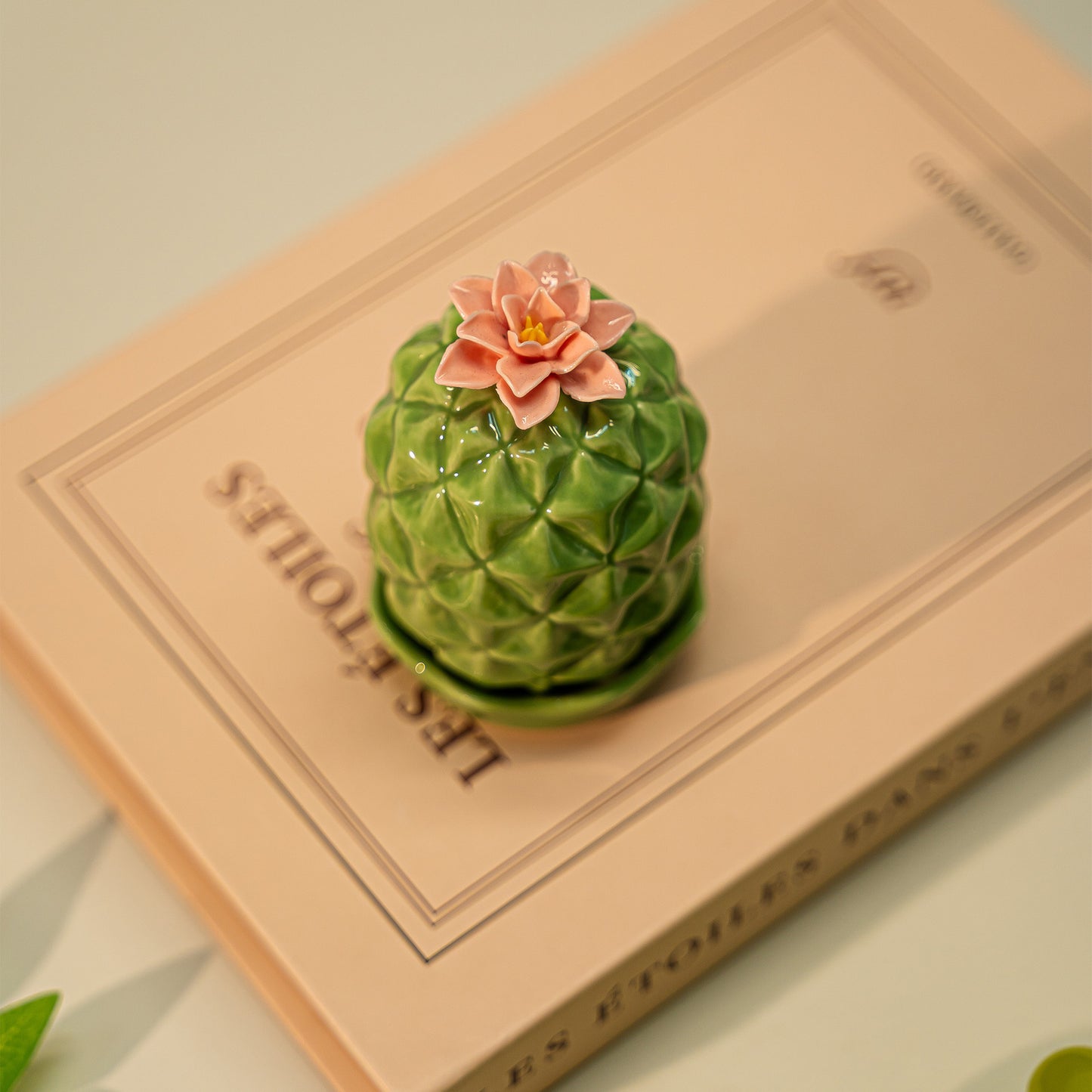 Ceramic Cactus Toothpick Holder