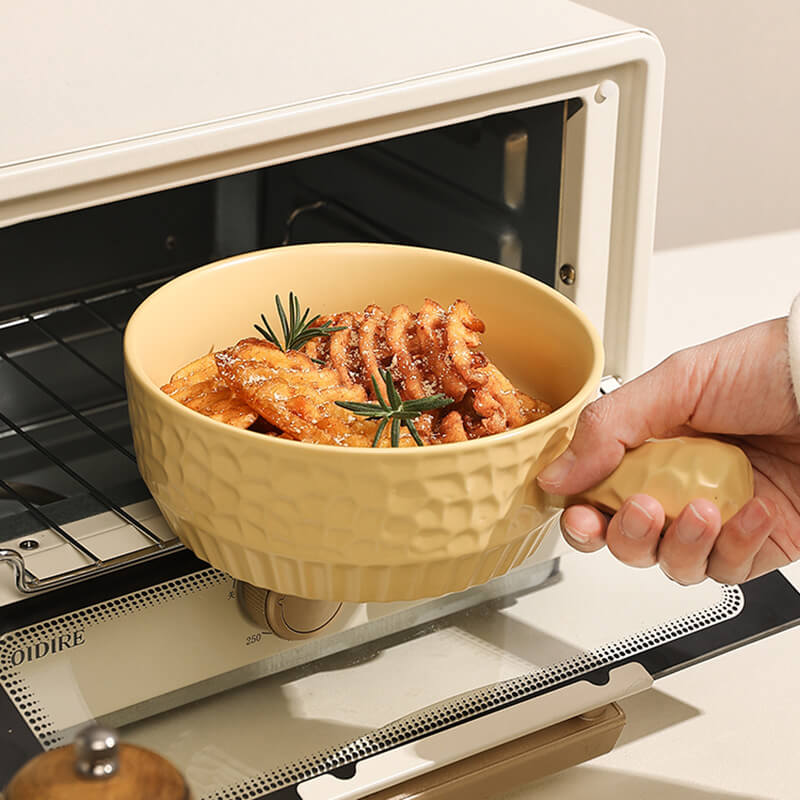 Ceramic Handle Baking Bowl