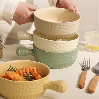 Ceramic Handle Baking Bowl