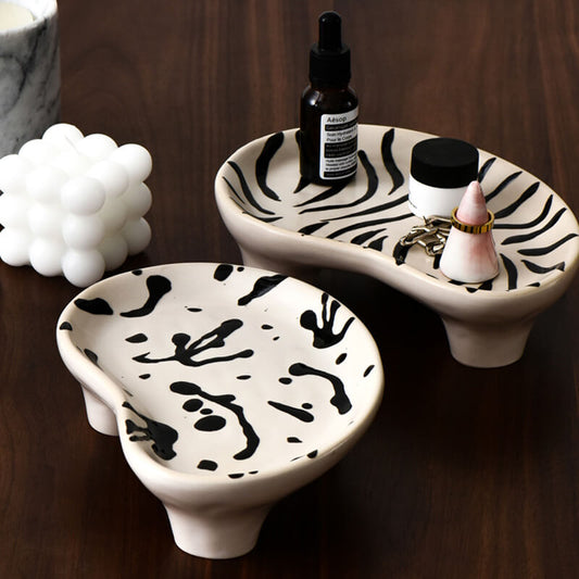 Ceramic Jewelry Desktop Storage Tray