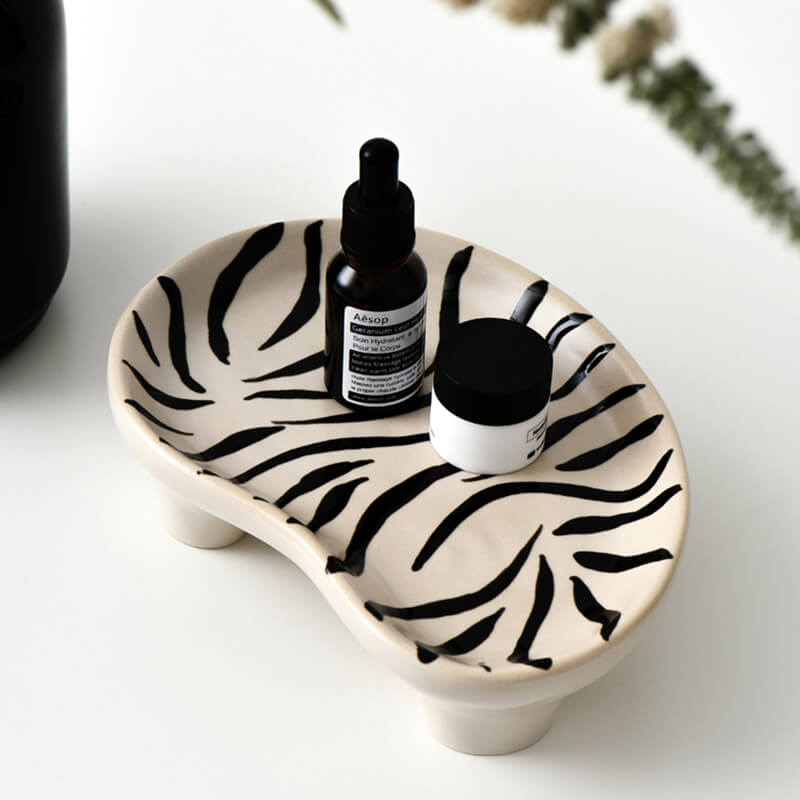 Ceramic Jewelry Desktop Storage Tray