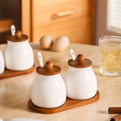 Ceramic Kitchen Seasoning Jar
