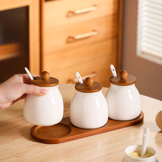 Ceramic Kitchen Seasoning Jar