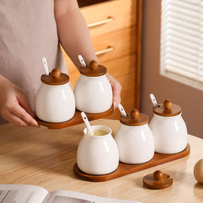 Ceramic Kitchen Seasoning Jar