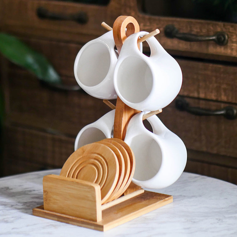 Ceramic Coffee Cup And Saucer Set