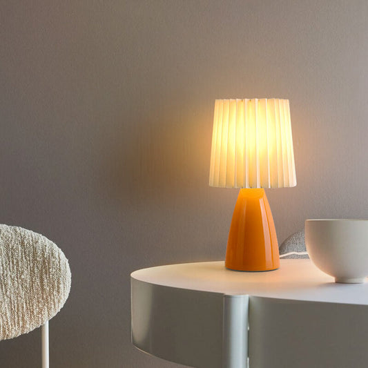 Ceramic Pleated Table Lamp