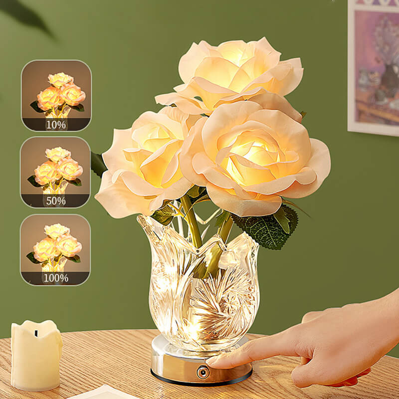 Champagne Rose Night Lamp