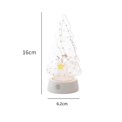 Christmas Glass Angel Night Lamp