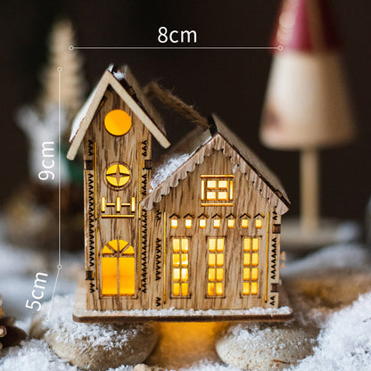 Christmas House Night Lamp Ornament