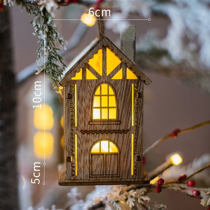 Christmas House Night Lamp Ornament