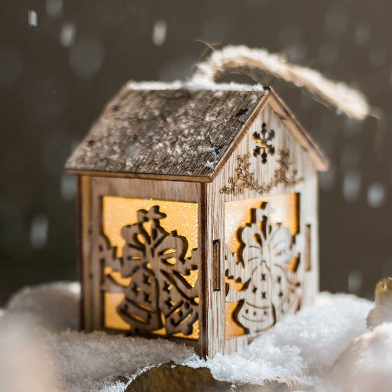 Christmas House Night Lamp Ornament