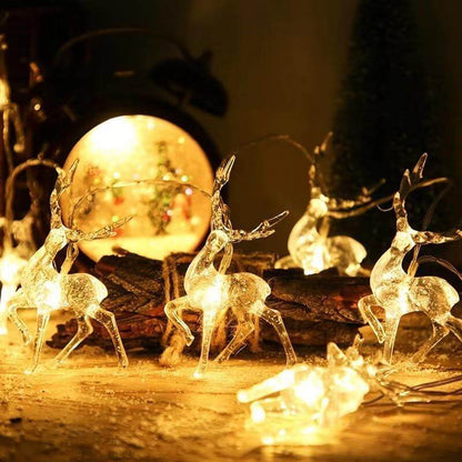 Christmas LED Elk String Lights