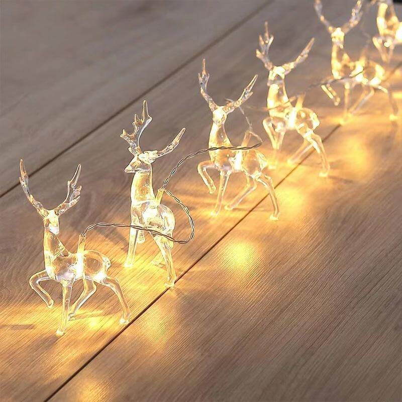 Christmas LED Elk String Lights