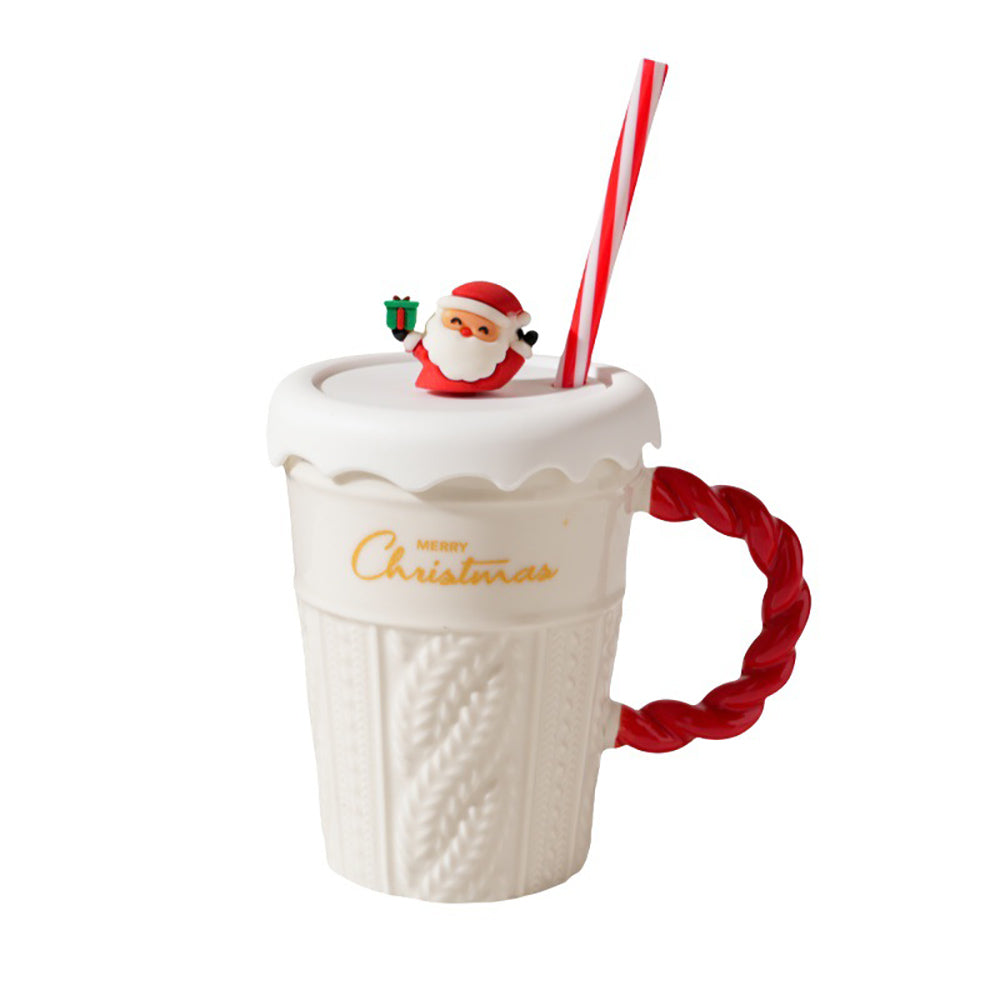 Christmas Straw Mug