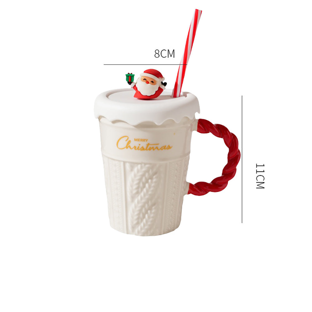 Christmas Straw Mug