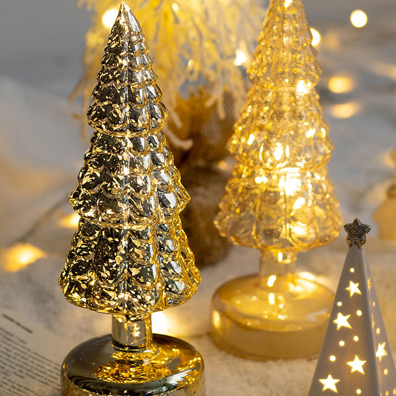 Christmas Tree Glass Night Lamp