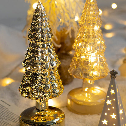 Christmas Tree Glass Night Lamp