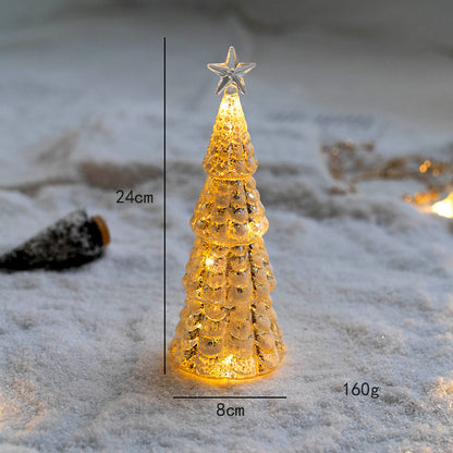 Christmas Tree Glass Night Lamp