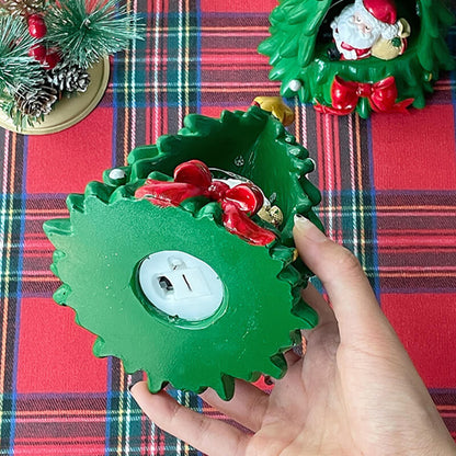 Christmas Tree Resin Light Ornament