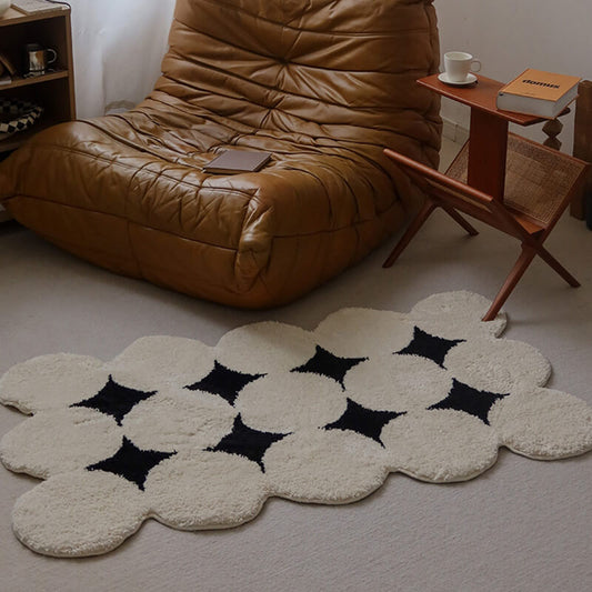 Circle Pattern Decorative Rug