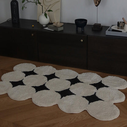 Circle Pattern Decorative Rug