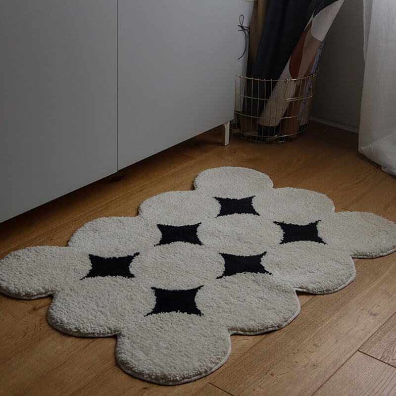 Circle Pattern Decorative Rug