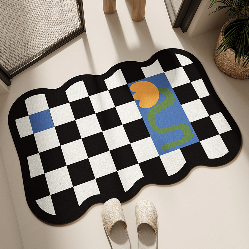 Color Matching Diatom Mud Bath Mat