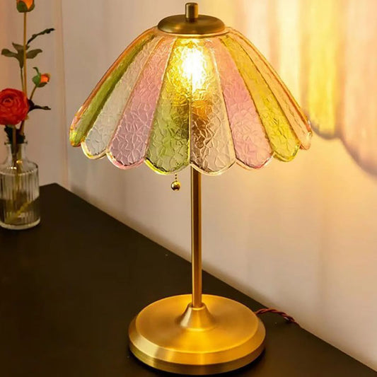 Colored Glass Table Lamp