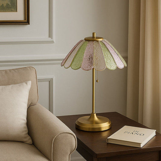 Colored Glass Table Lamp