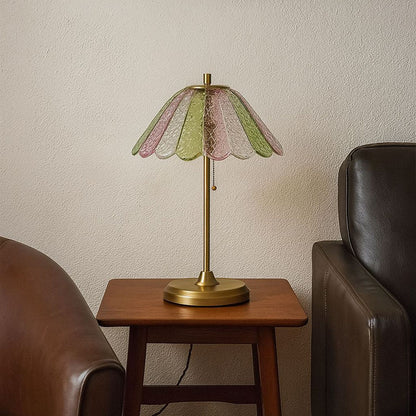 Colored Glass Table Lamp