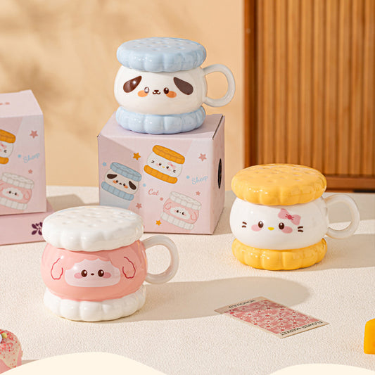 Cookie-Filled Ceramic Mug