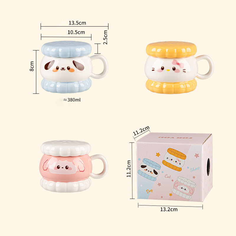 Cookie-Filled Ceramic Mug