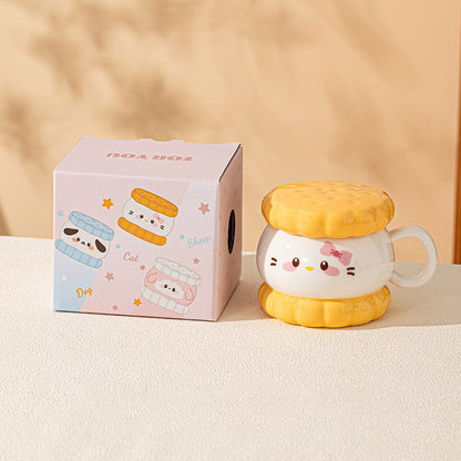 Cookie-Filled Ceramic Mug