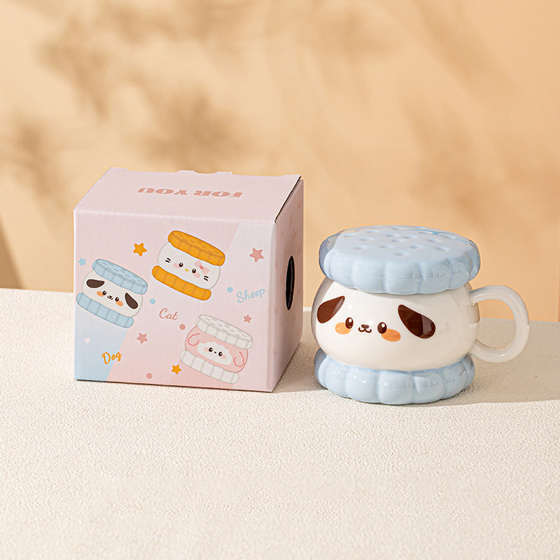 Cookie-Filled Ceramic Mug