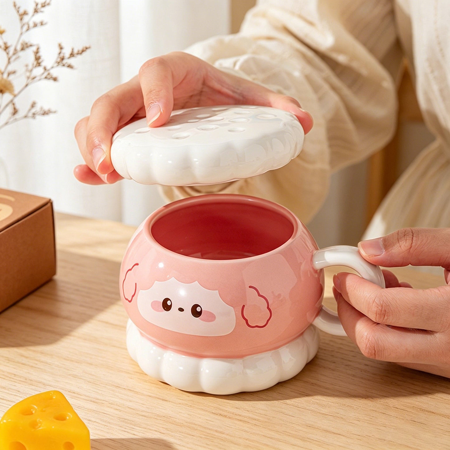 Cookie-Filled Ceramic Mug