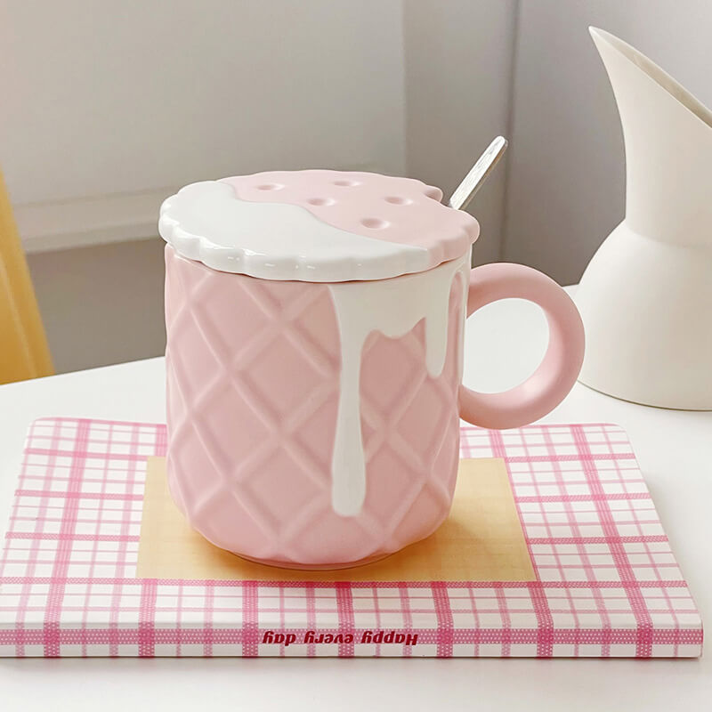 Cream Biscuit Ceramic Mug