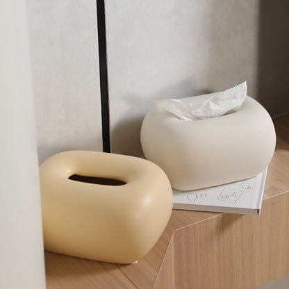 Cream Ceramic Tissue Box