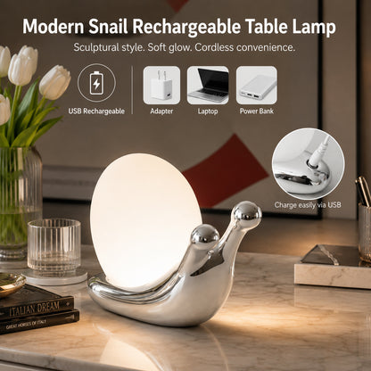 Creative Bedroom Snail Table Lamp